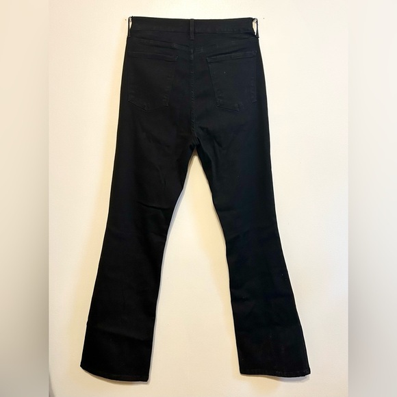Just USA • Front Slit Black wide leg Jeans - Picture 2 of 7